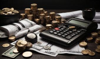 Leonardo_Diffusion_XL_wealth_and_accounting_dark_wallpaper_0
